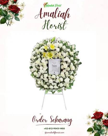 Krans Bunga Duka Kebayakan